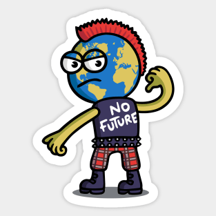 no-future Sticker